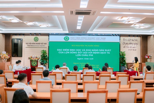NCS NGUYỄN THỊ XUÂN HỒNG BẢO VỆ XUẤT SẮC LUẬN ÁN TIẾN SĨ